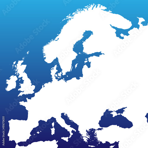 Europa in Blau