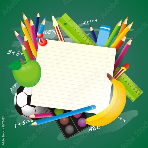 Hintergrund mit Stiften