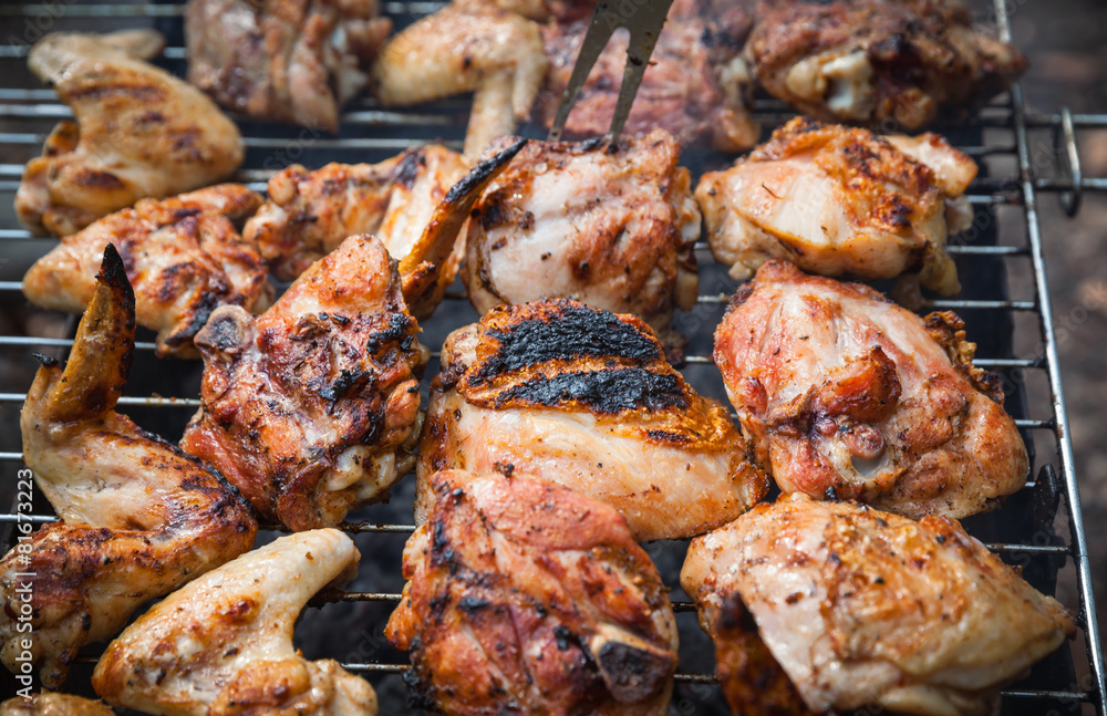 grilling chicken grilling chicken