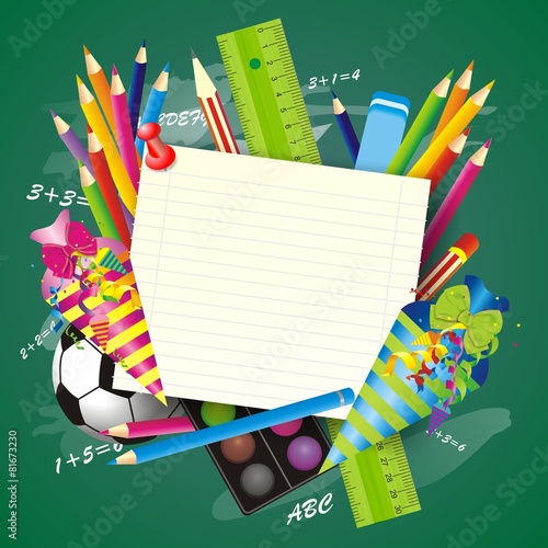 Hintergrund mit Stiften