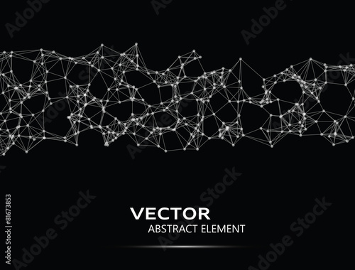 Vector abstract cybernetic particles