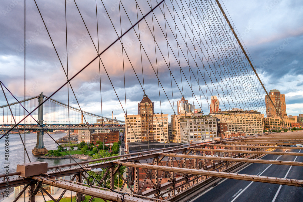 Fototapeta premium New York City night skyline