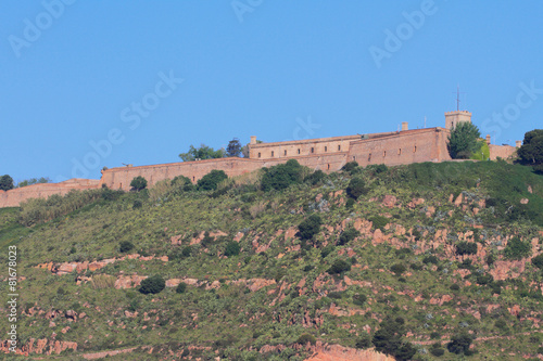 Fortress Monzhuik (Castell de Montjuic). Barcelona, Spain