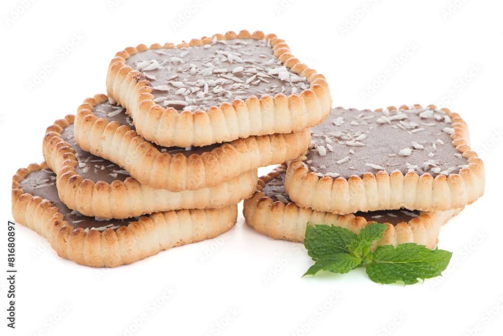 Chocolate tart cookies Chocolate tart cookies