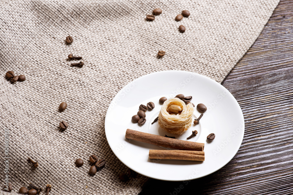 Traditional Middle Eastern dessert Traditional Middle Eastern dessert