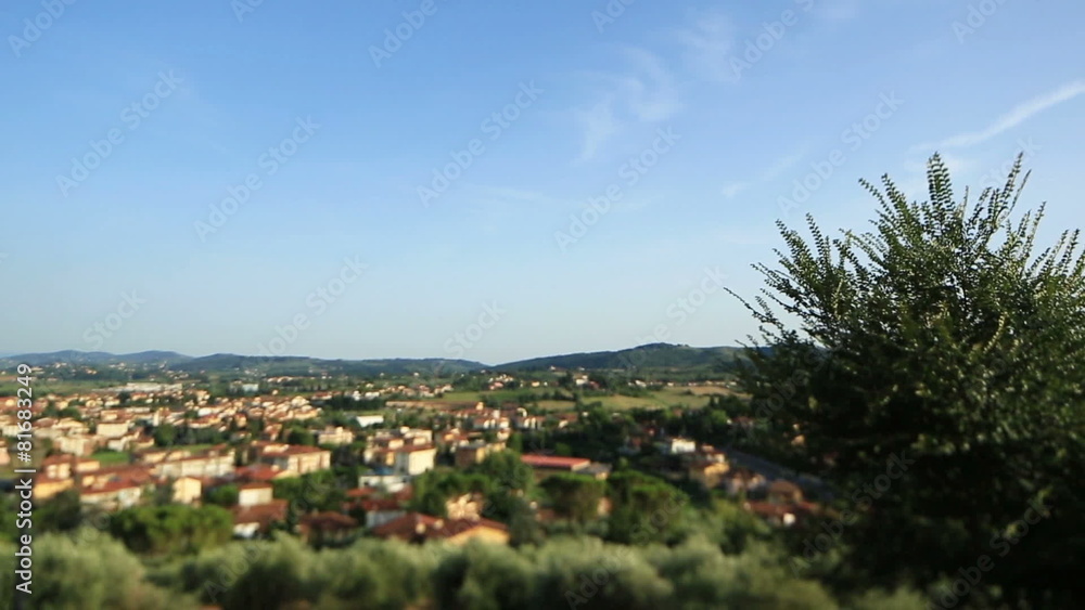 Peaceful view over small French village
Peaceful view over small French village