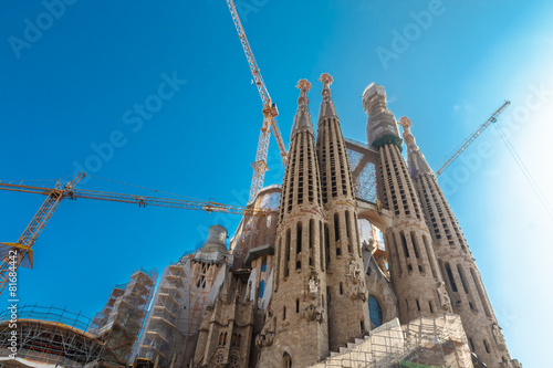 Basilica of the Holy Family (Sagrada Familia). Barcelona