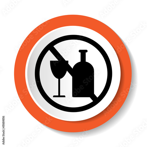 No alcohol sign