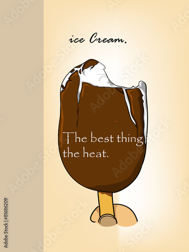 Ice cream - лучшее средство от жары.