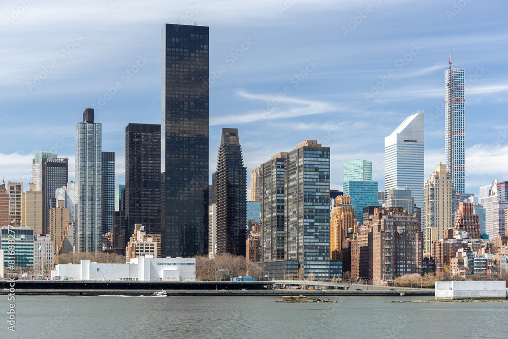 Obraz premium New York City manhattan buildings skyline