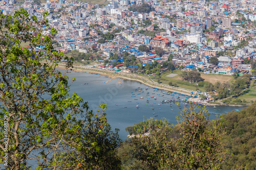 View of the city Pokhara