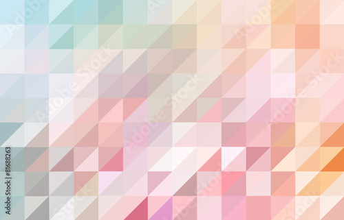Pink and blue colored triangular pattern background