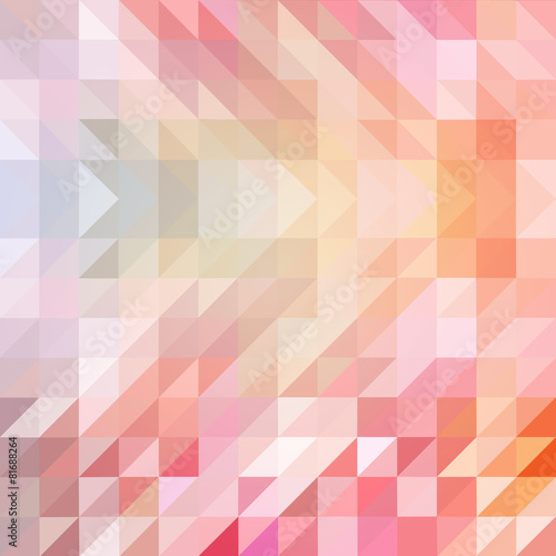Red and orange colored triangular pattern background
