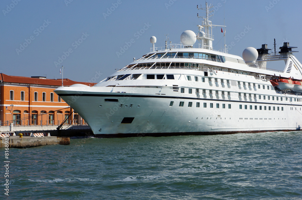 Cruise ship in Venice