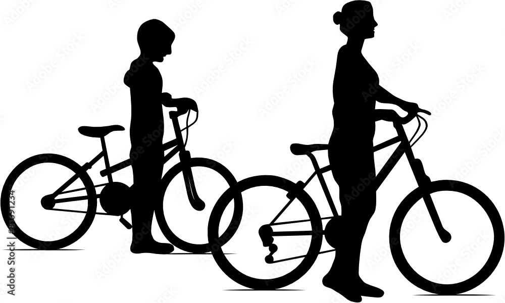 Obraz premium BALLADE CYCLISTE