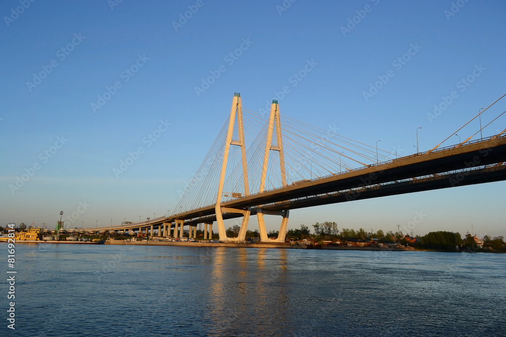 Obraz premium Cable-Stayed Bridge.