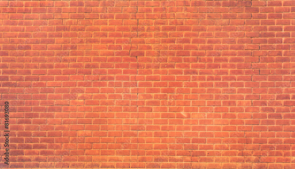 Red brick wall background Red brick wall background