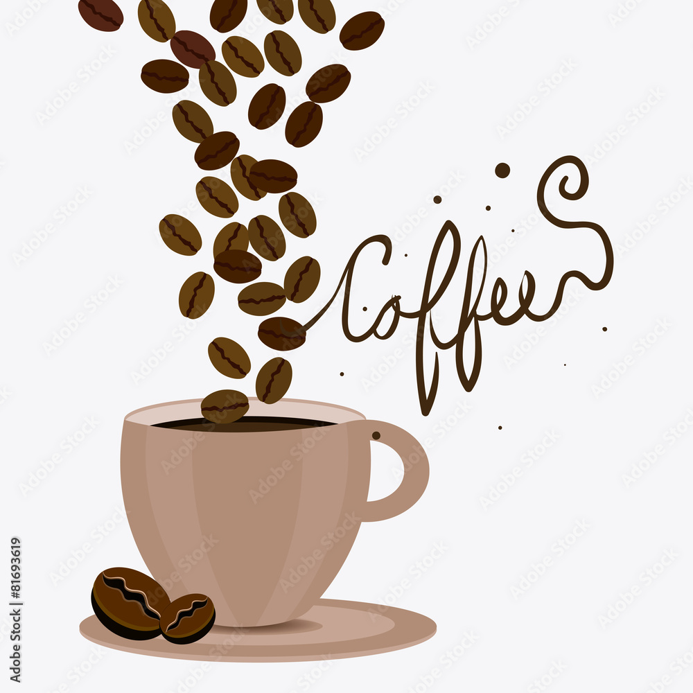 Obraz premium Coffee design.