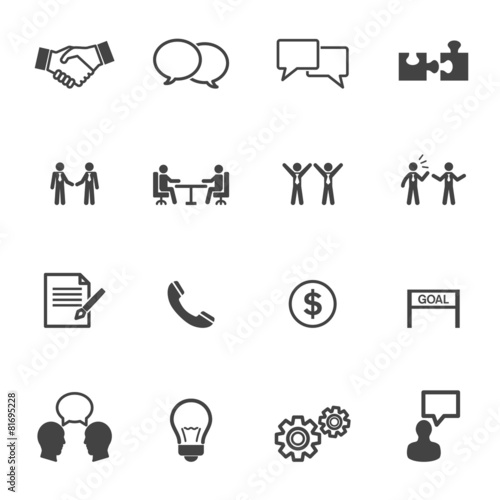 negotiation icons