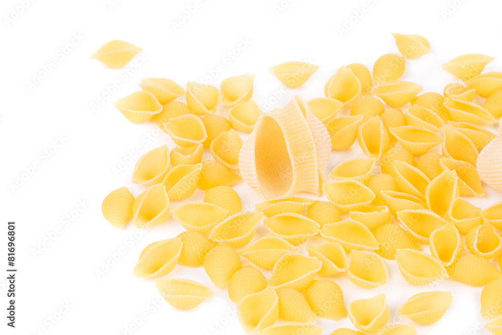 Uncooked italian pasta. Uncooked italian pasta.