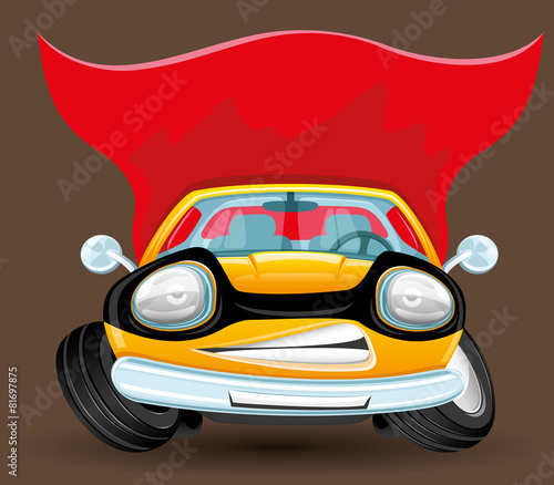 Vector illustration. Car.