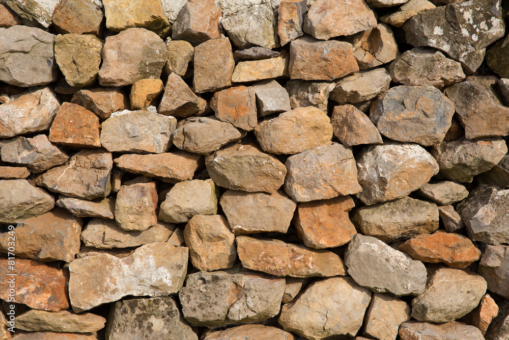 Dry stone wall background texture Dry stone wall background texture