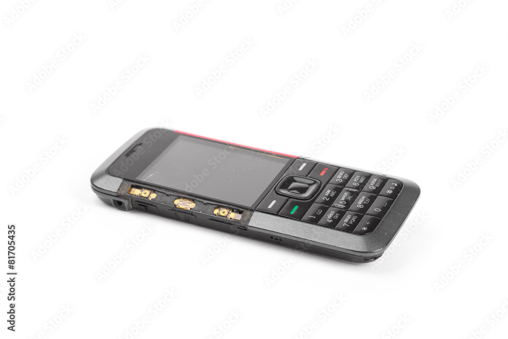 Broken dirty cell phone Broken dirty cell phone