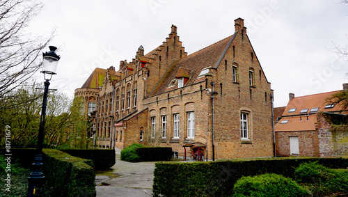 Historical building in Brugge Belgium