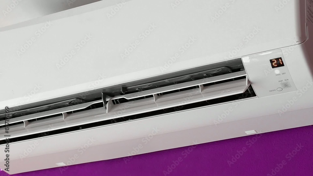 Split-system air conditioner on wall
Split-system air conditioner on wall