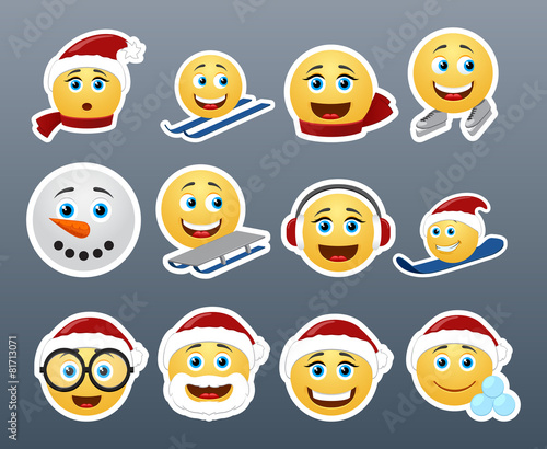 Christmas stickers