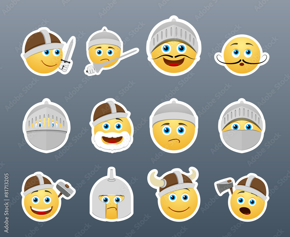 Smilies Vikings and Knights Smilies Vikings and Knights