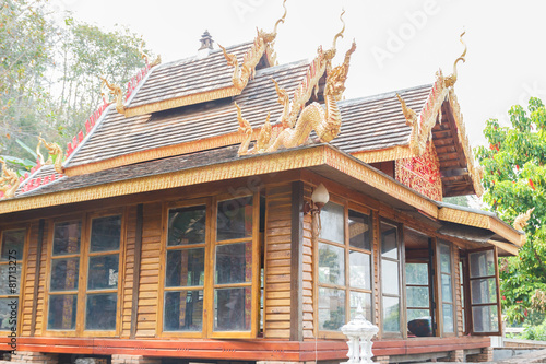 asian wooden house