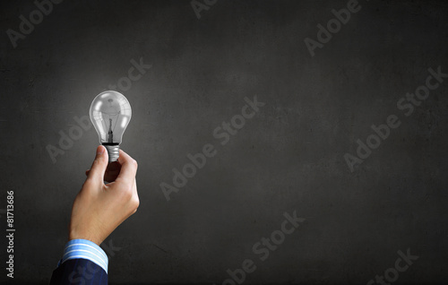 Bulb in hand