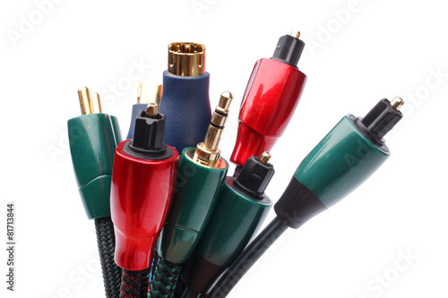 Group of audio/video cables