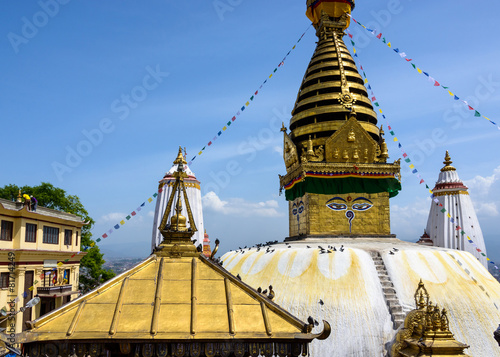 Swayambhunath stupa in Kathmandu photo