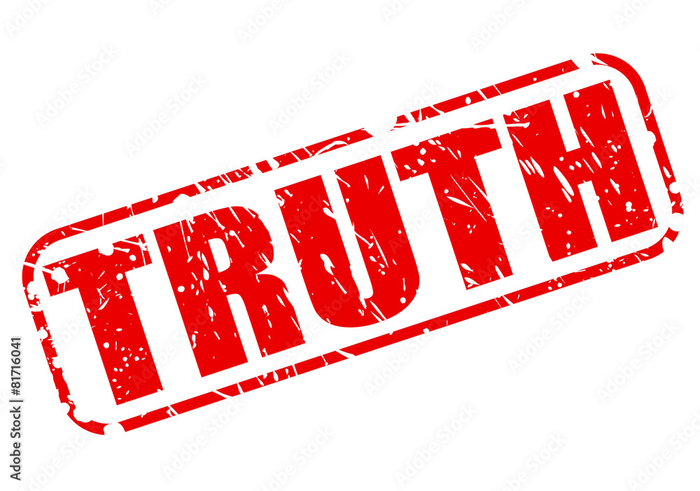 Truth red stamp text Stock Vector Adobe Stock