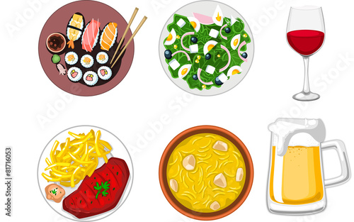 les plats