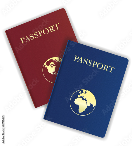 passport vector illustration