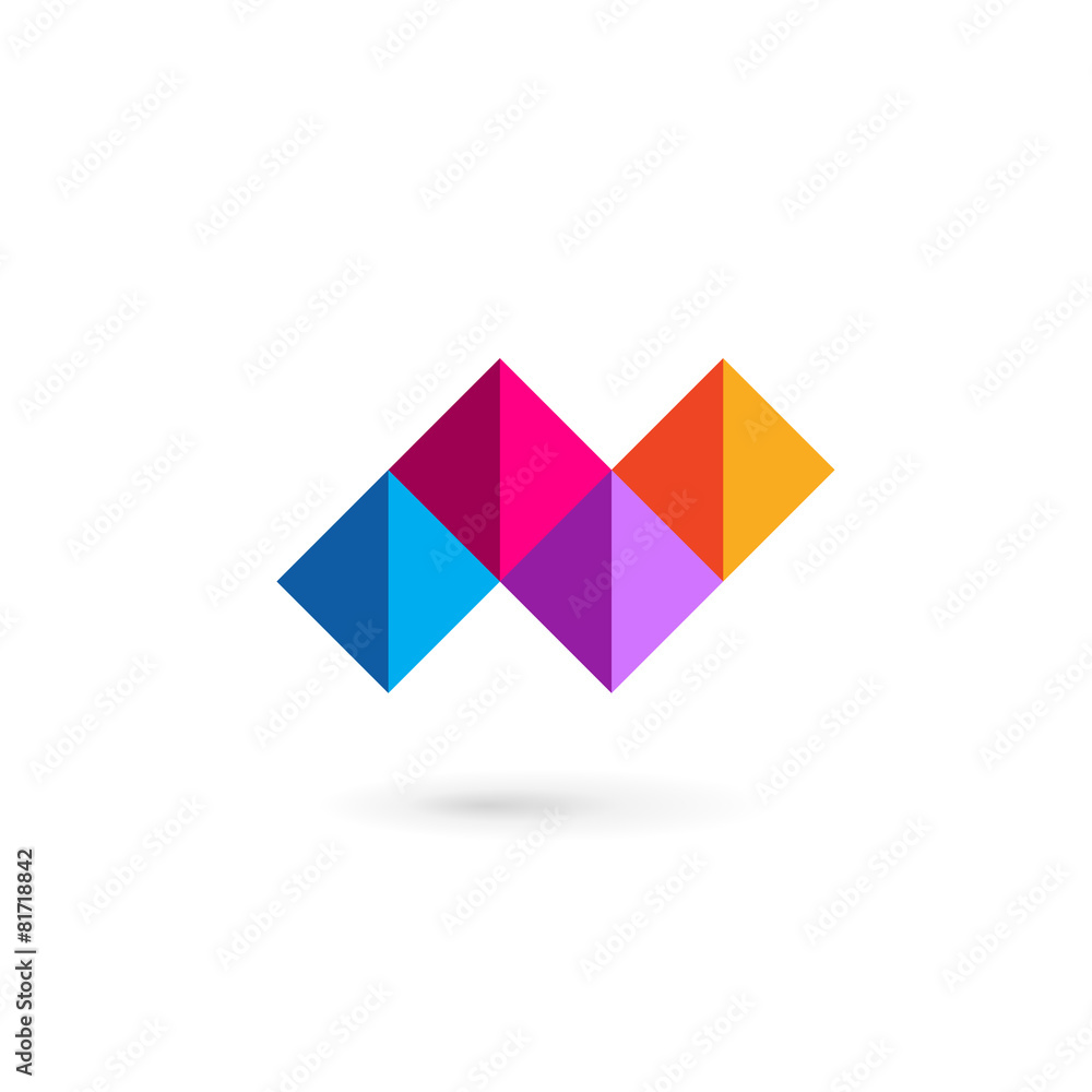 Letter N mosaic logo icon design template elements Letter N mosaic logo icon design template elements