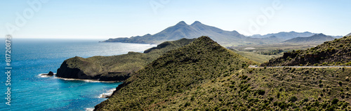 Foto Panorama Küste Naturpark Cabo de Gata Andalusien