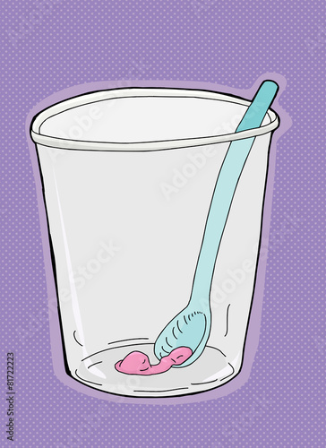 Dessert Leftovers in Cup