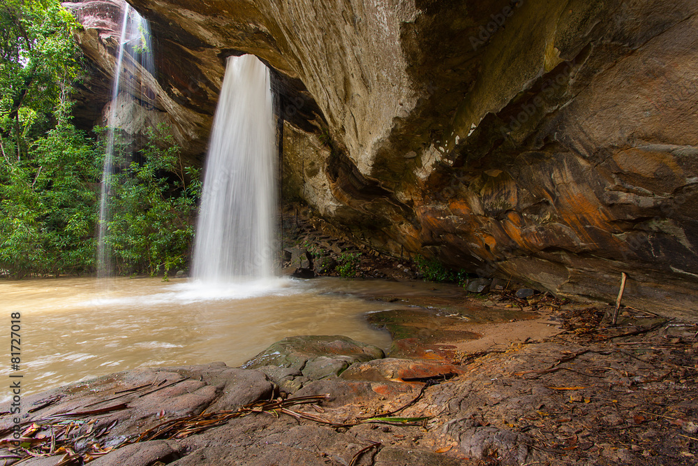 Fototapeta premium Amezing waterfall : Sang Chan Waterfall,Ubon Ratchathani Thailan