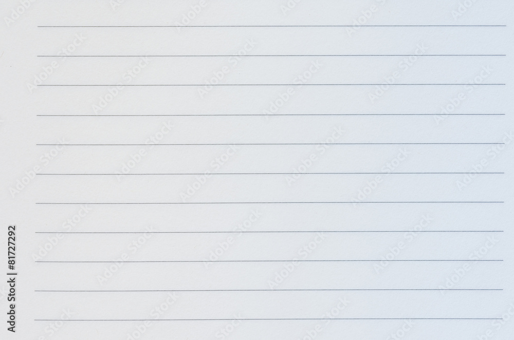 close up of Blank lined paper close up of Blank lined paper