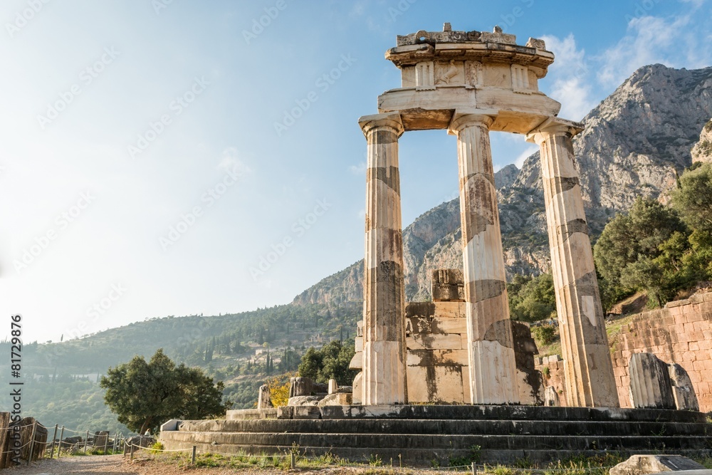 Ancient temple of Goddess Athena.