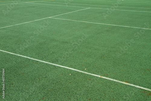 Tennis Court in close up