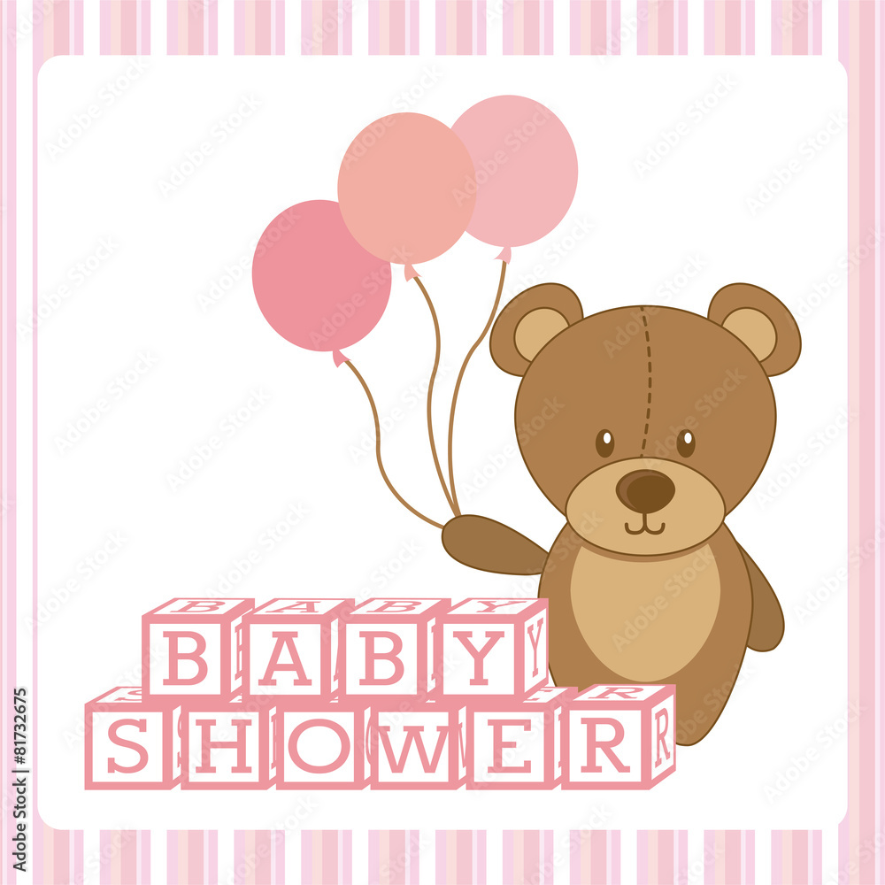 Fototapeta premium baby shower