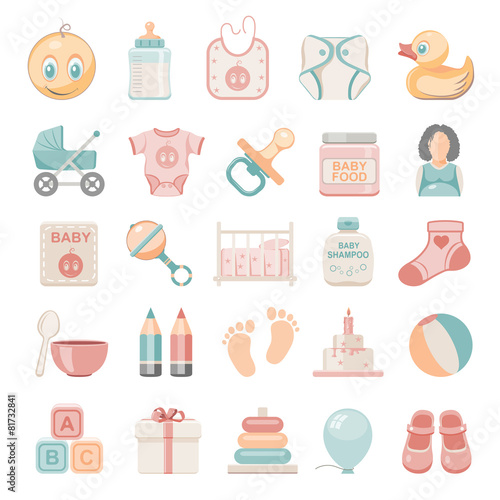 Flat Icons - Baby