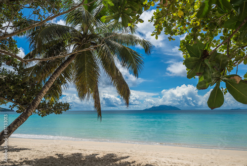 Anse Beau Vallon tropical beach, Mahe island, Seychelles