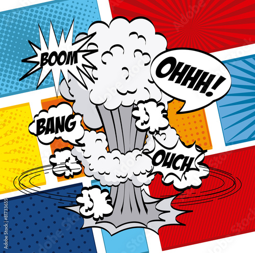 comic pop art