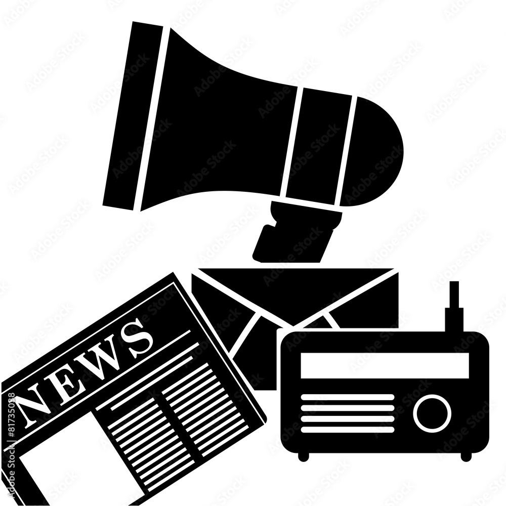 Obraz premium news concept